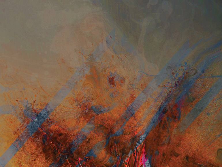 Original Contemporary Abstract Digital by Javier Diaz