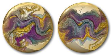 Mundos IV/XL large circular diptych, set of 2 thumb