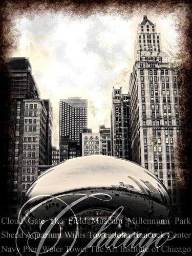 Chicago Cloud Gate/XL large original artwork thumb