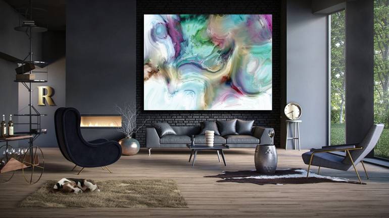 Original Modern Abstract Digital by Javier Diaz