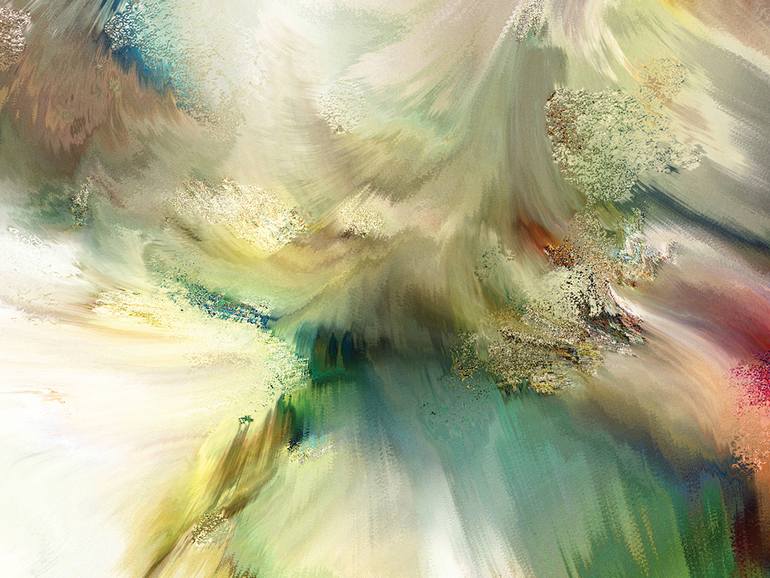 Original Contemporary Abstract Digital by Javier Diaz