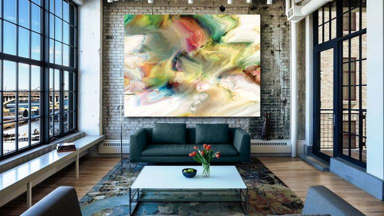 Original Contemporary Abstract Digital by Javier Diaz