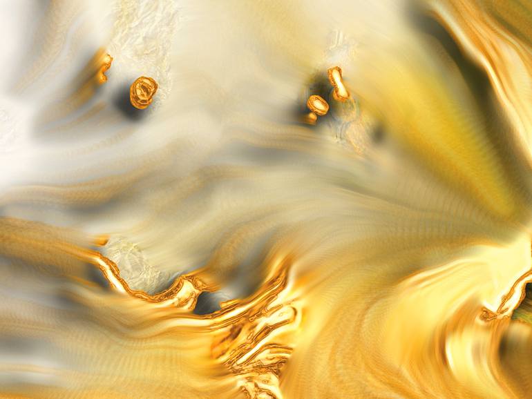 Original Contemporary Abstract Digital by Javier Diaz