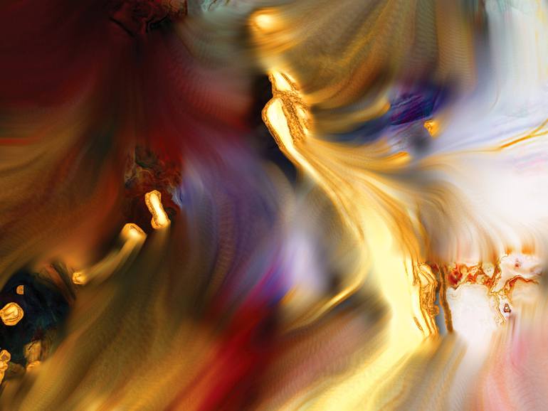 Original Contemporary Abstract Digital by Javier Diaz