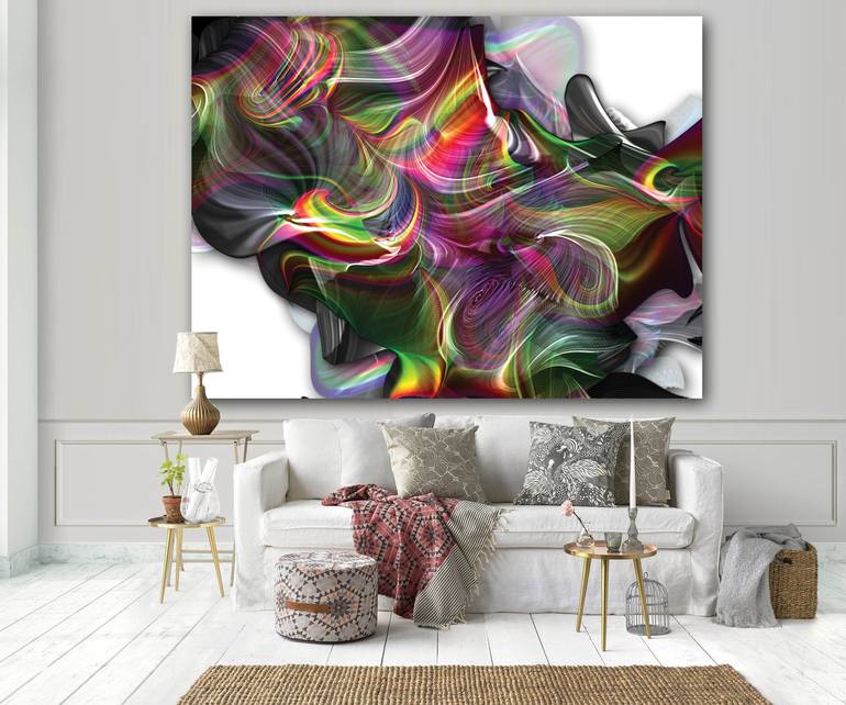 Original Modern Abstract Digital by Javier Diaz