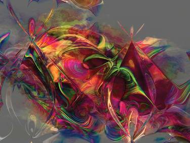 Original Modern Abstract Digital by Javier Diaz