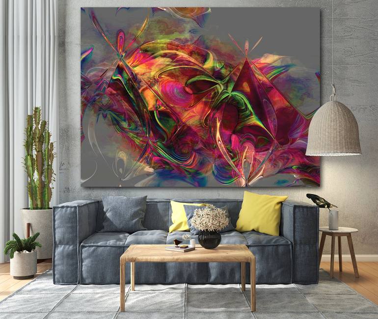 Original Modern Abstract Digital by Javier Diaz