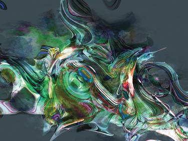 Original Modern Abstract Digital by Javier Diaz