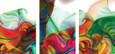 Original Contemporary Abstract Digital by Javier Diaz