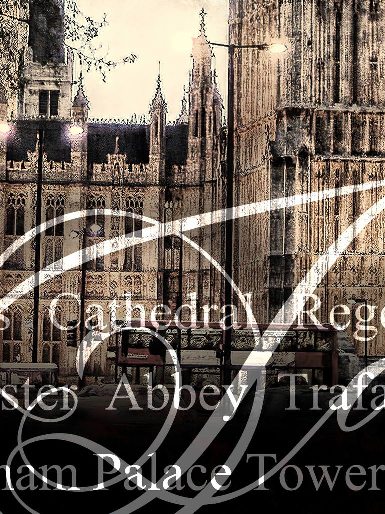 Original Figurative Cities Digital by Javier Diaz