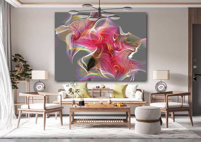 Original Contemporary Abstract Digital by Javier Diaz