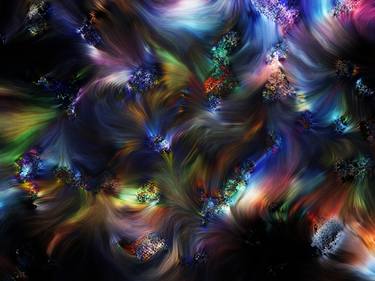 Original Contemporary Abstract Digital by Javier Diaz