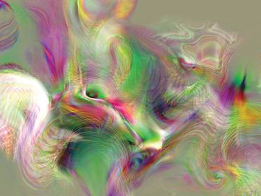 Original Illustration Abstract Digital by Javier Diaz