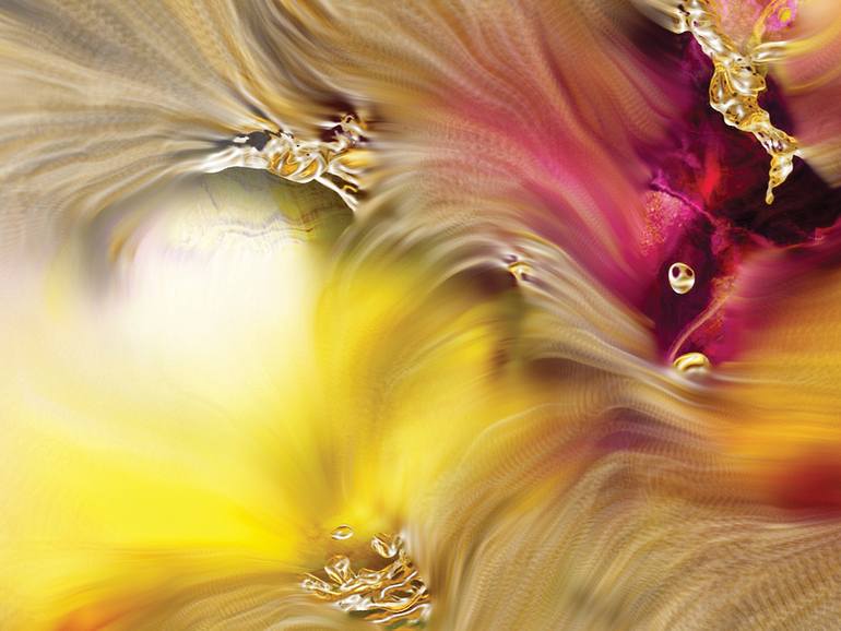 Original Contemporary Abstract Digital by Javier Diaz