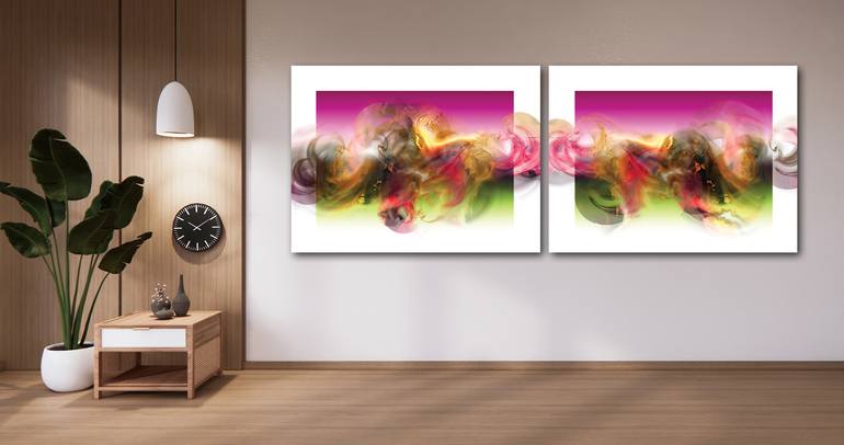Original Expressionism Abstract Digital by Javier Diaz