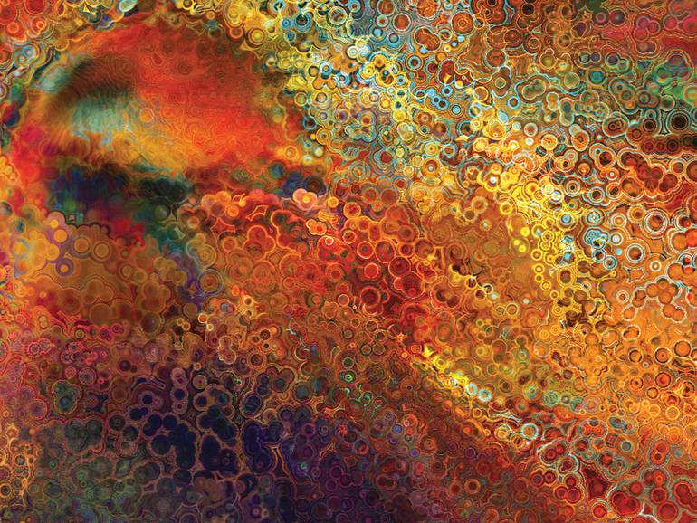 Original Contemporary Abstract Digital by Javier Diaz