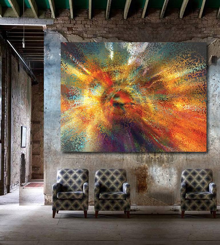 Original Contemporary Abstract Digital by Javier Diaz