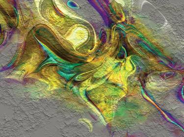 Original Contemporary Abstract Digital by Javier Diaz