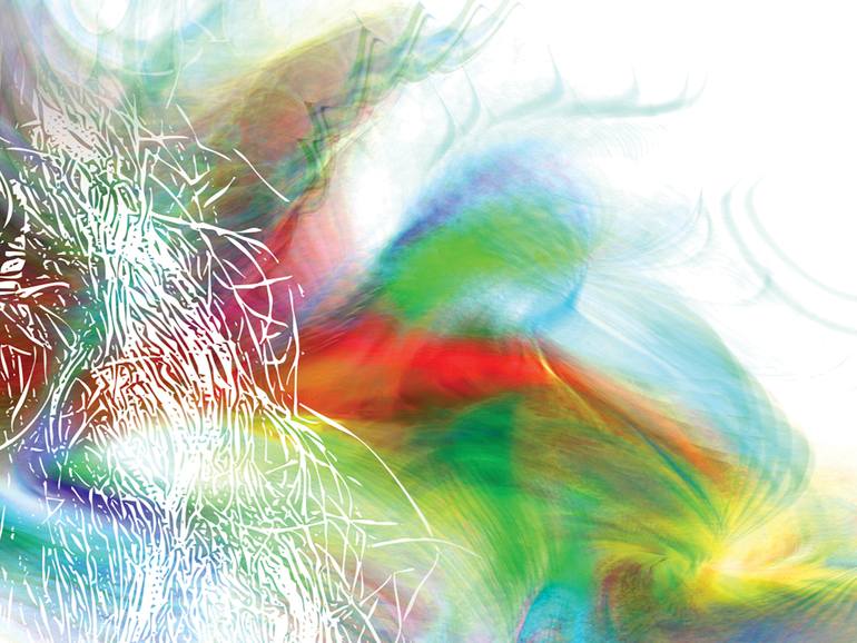 Original Abstract People Digital by Javier Diaz