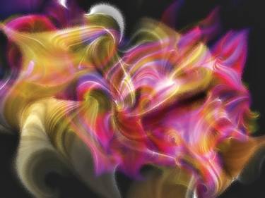 Original Contemporary Abstract Digital by Javier Diaz