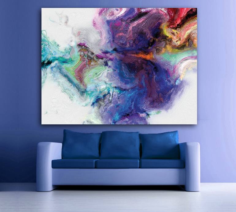 Original Contemporary Abstract Digital by Javier Diaz