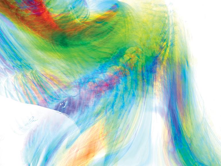 Original Abstract People Digital by Javier Diaz
