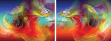Original Expressionism Abstract Digital by Javier Diaz