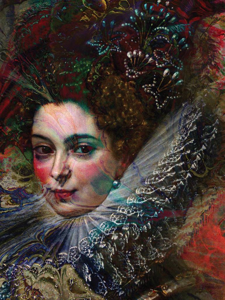 Original Contemporary People Digital by Javier Diaz