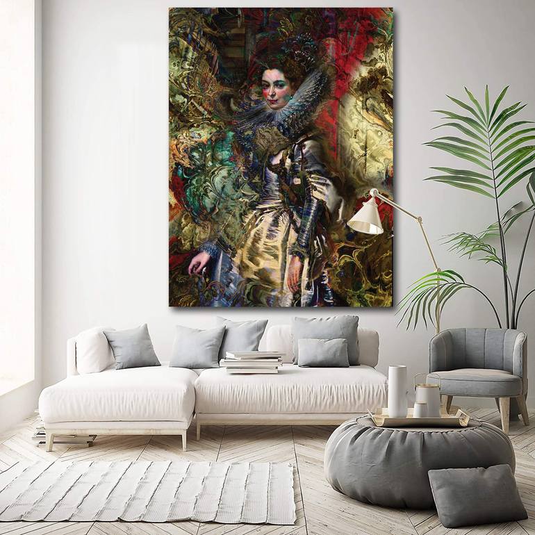 Original Contemporary People Digital by Javier Diaz