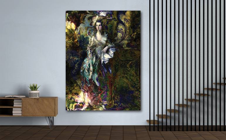Original Contemporary People Digital by Javier Diaz
