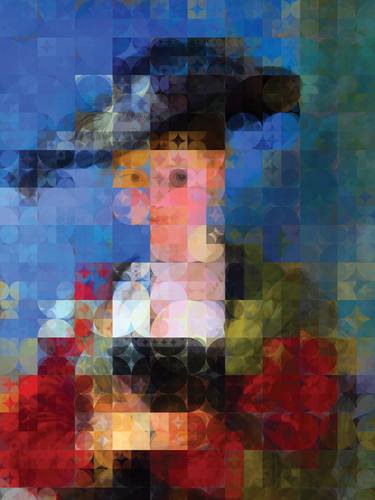 Original Pop Art Portrait Digital by Javier Diaz