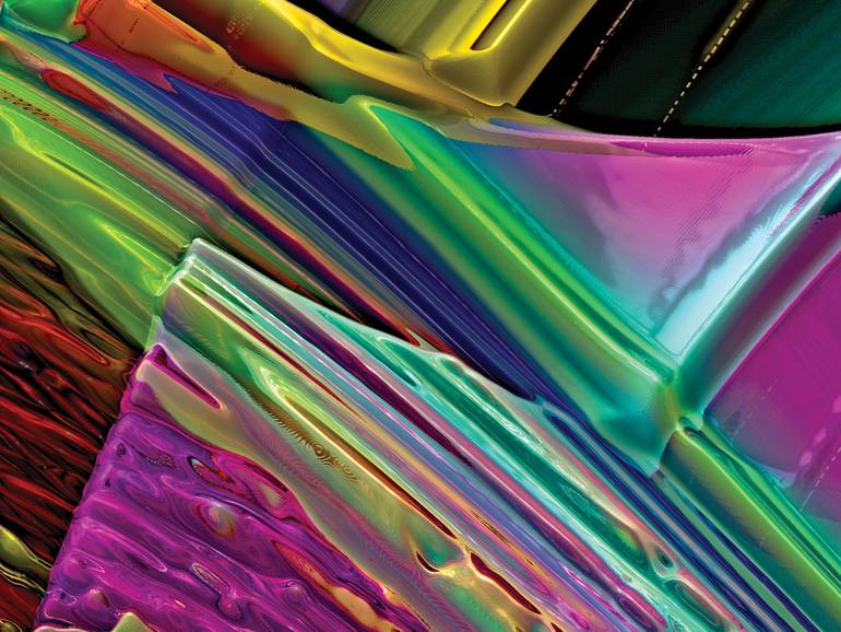 Original Contemporary Abstract Digital by Javier Diaz