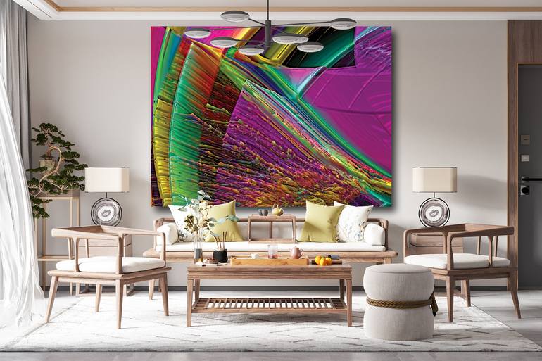 Original Contemporary Abstract Digital by Javier Diaz