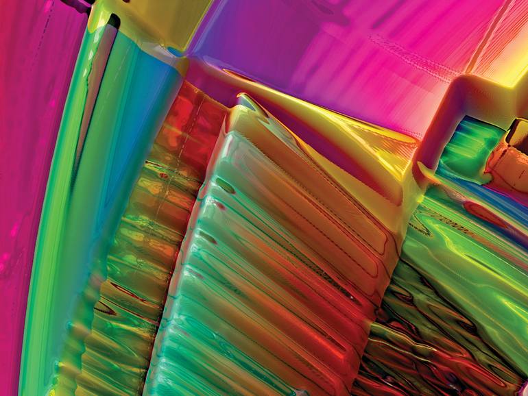 Original Contemporary Abstract Digital by Javier Diaz