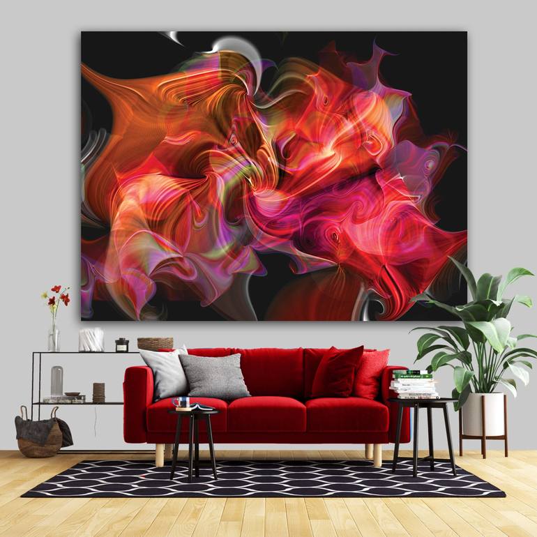 Original Contemporary Abstract Digital by Javier Diaz