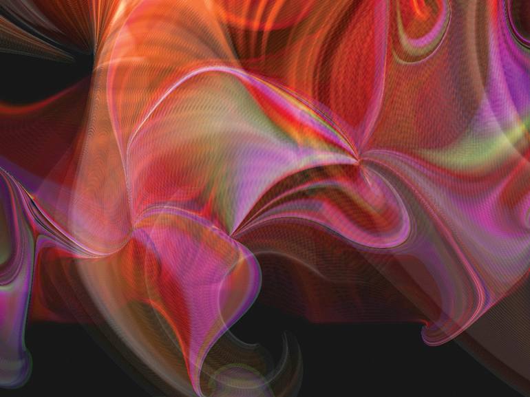 Original Contemporary Abstract Digital by Javier Diaz