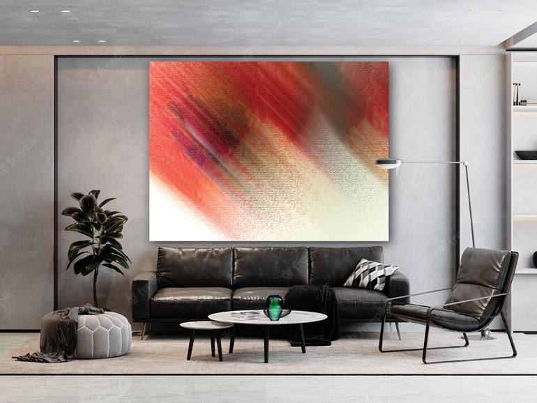 Original Contemporary Abstract Digital by Javier Diaz