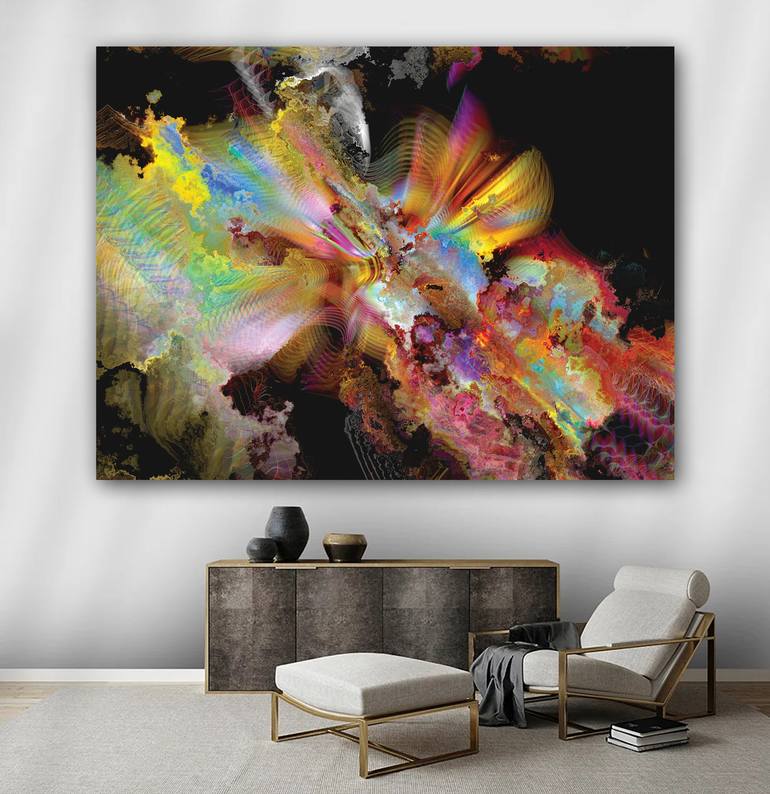 Original Contemporary Abstract Digital by Javier Diaz