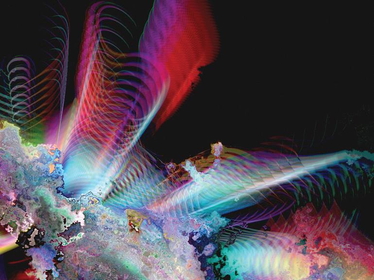 Original Contemporary Abstract Digital by Javier Diaz