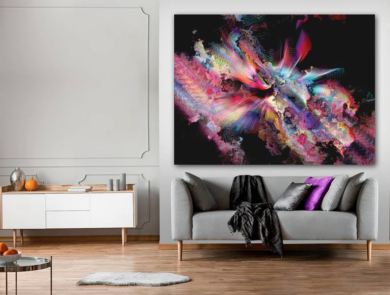 Original Contemporary Abstract Digital by Javier Diaz
