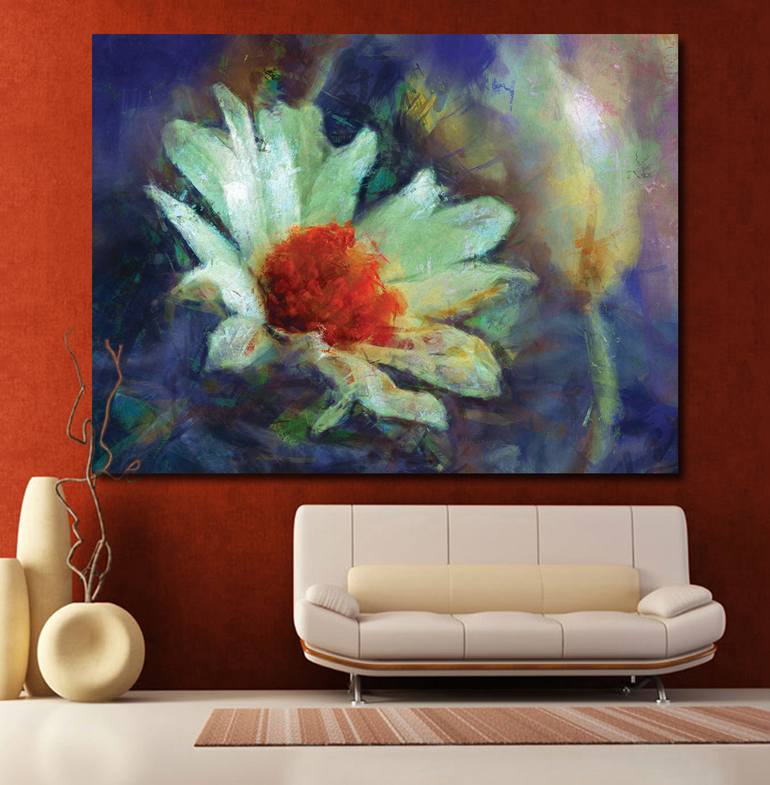 Original Contemporary Floral Digital by Javier Diaz