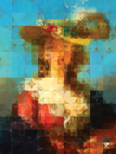 Original Pop Art Portrait Digital by Javier Diaz