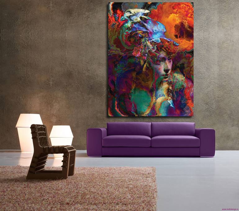 Original Contemporary People Digital by Javier Diaz