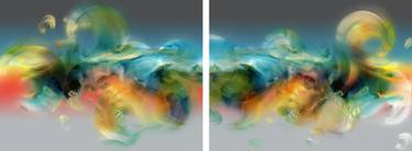 Original Expressionism Abstract Digital by Javier Diaz