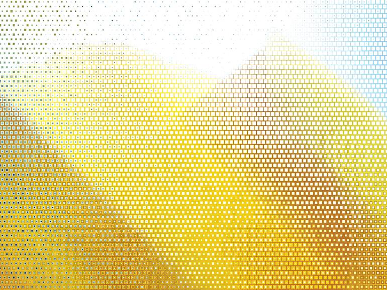 Original Contemporary Abstract Digital by Javier Diaz