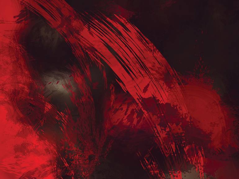 Original Contemporary Floral Digital by Javier Diaz