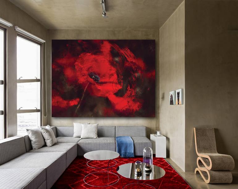 Original Contemporary Floral Digital by Javier Diaz