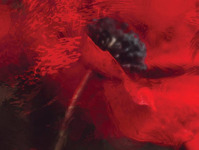 Original Contemporary Floral Digital by Javier Diaz