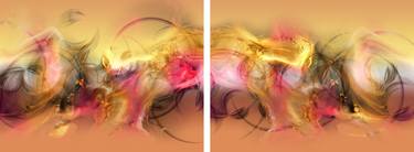 Original Expressionism Abstract Digital by Javier Diaz