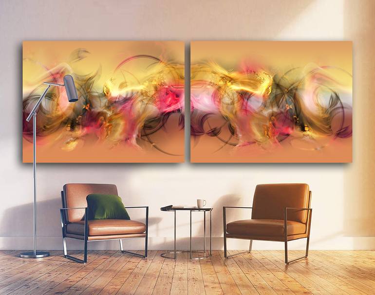 Original Expressionism Abstract Digital by Javier Diaz